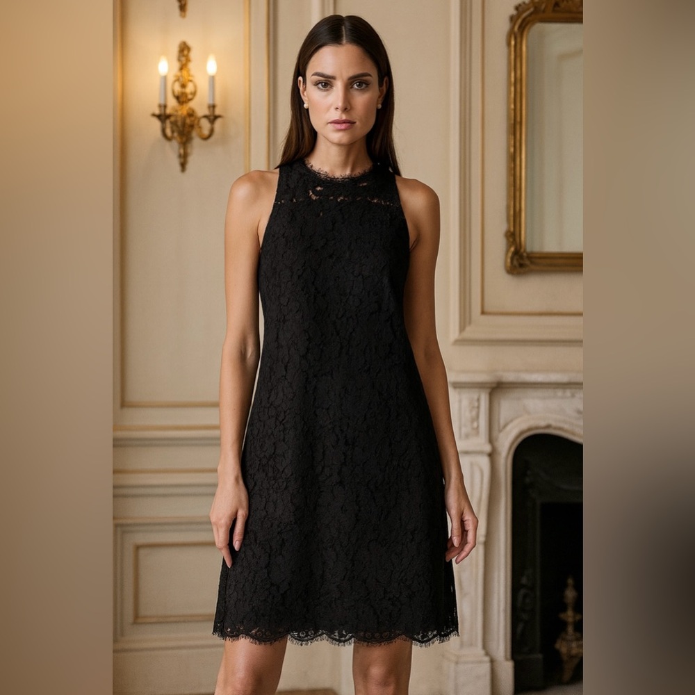 Sail to Sable Lace Dress